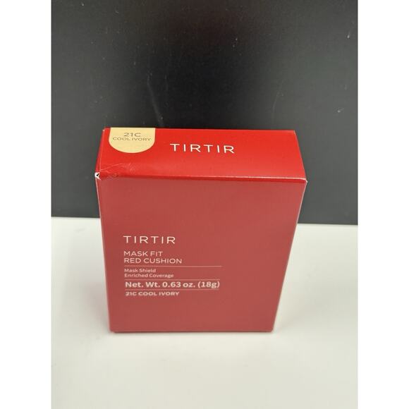 US Seller TIRTIR Mask Fit Red Cushion Foundation - 21C Cool Ivory (18g) 0.63 oz - Picture 6 of 9